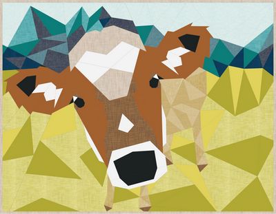 Violet Craft Cow Abstractions
