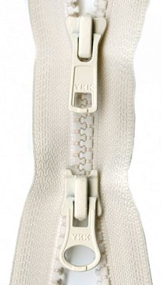 YKK art.1126 Vislon 2-Way Separating 26" Off White