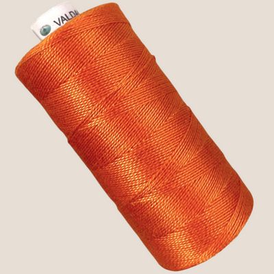 Valdani Perle Cotton -Bright Orange Coral 300m 6ct