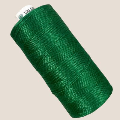 Valdani Perle Cotton- Christmas Green 300m 6ct