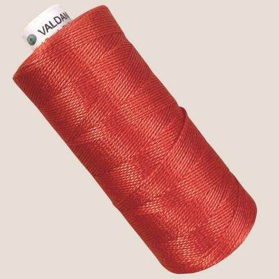 Valdani Perle Cotton - Peach Orange Dark 300m 6ct