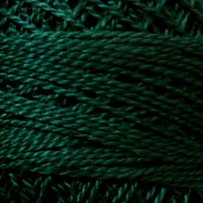 Valdani Perle Cotton - Spruce Green Dark 300m 6ct