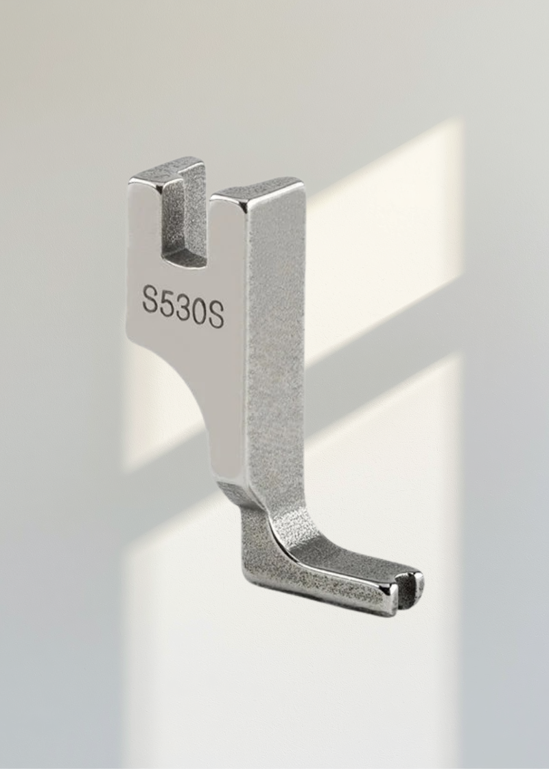 Velvet Short Toe Sewing Machine Foot (S530S) – Smooth Fabric Stitching