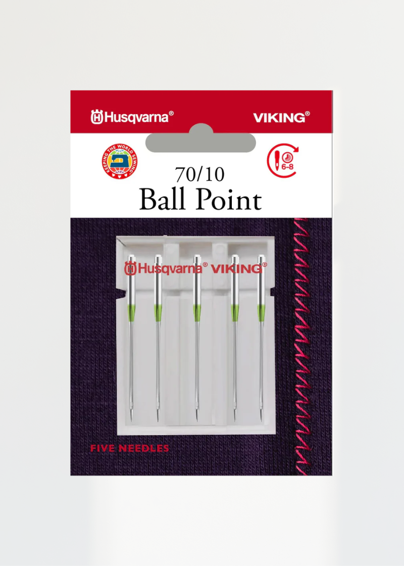 Viking Ball Point Sewing Machine Needles, 5-Pack 130/705H