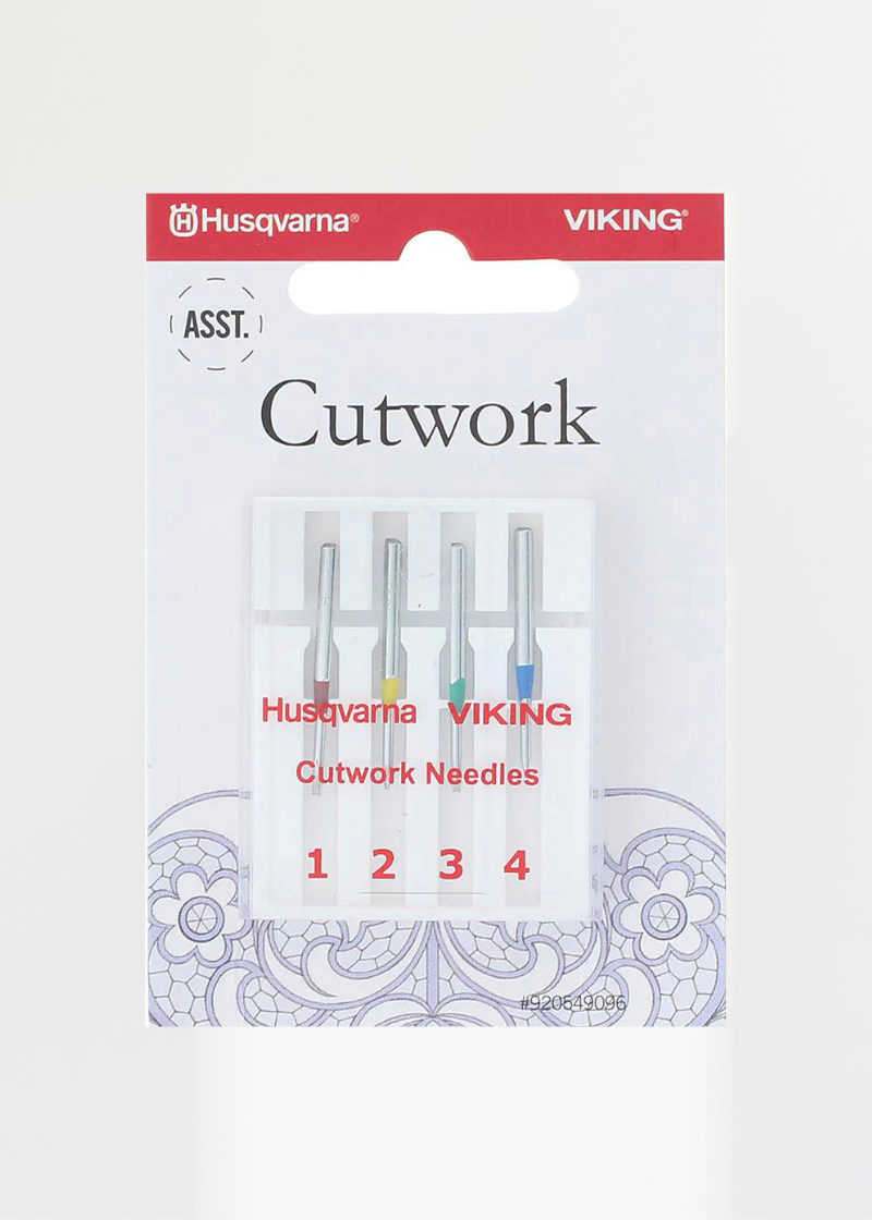 Viking Cutwork Sewing Machine Needles, 4-Pack Assorted