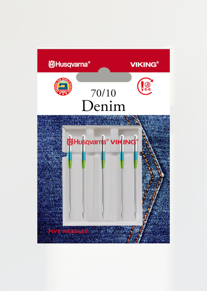 Viking Denim Sewing Machine Needles, 5-Pack 130/705H
