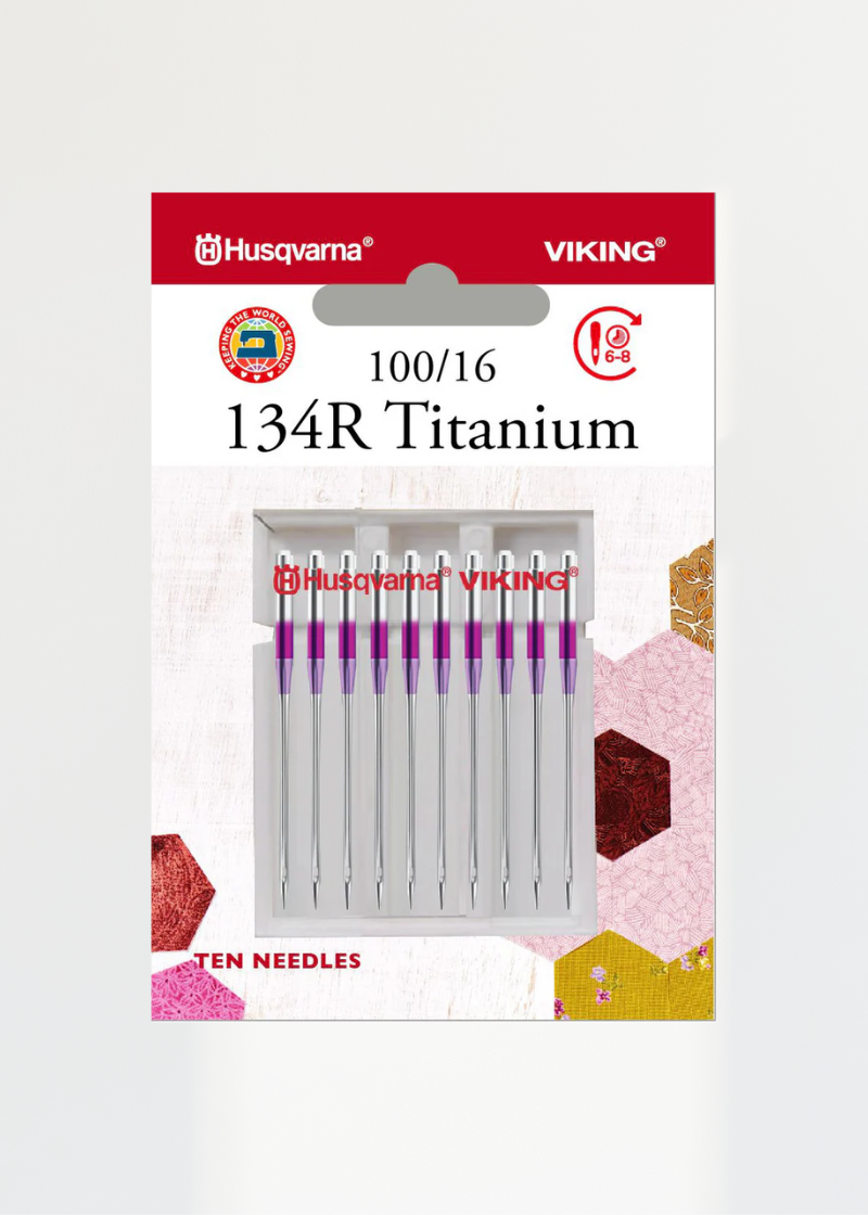 Viking Titanium 134R Longarm Sewing Machine Needles, 10-Pack