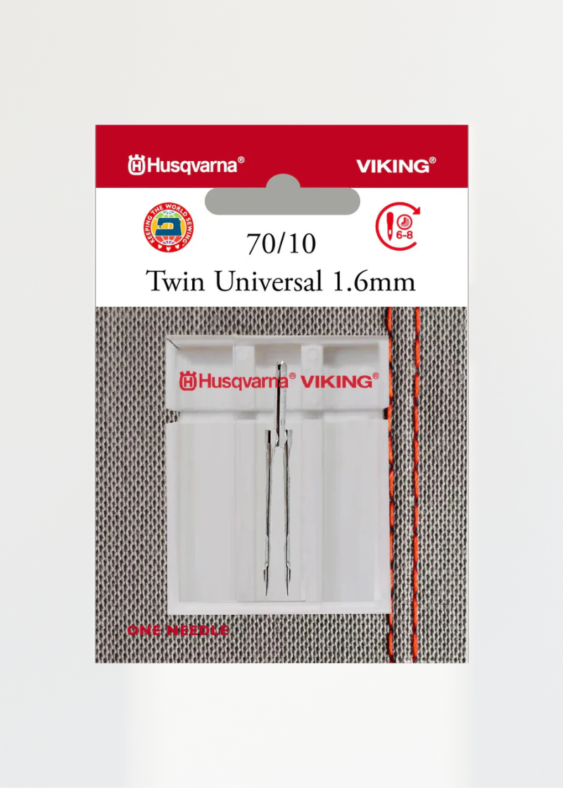 Viking Twin Wing Sewing Machine Needle, 2.5mm Size 100/16