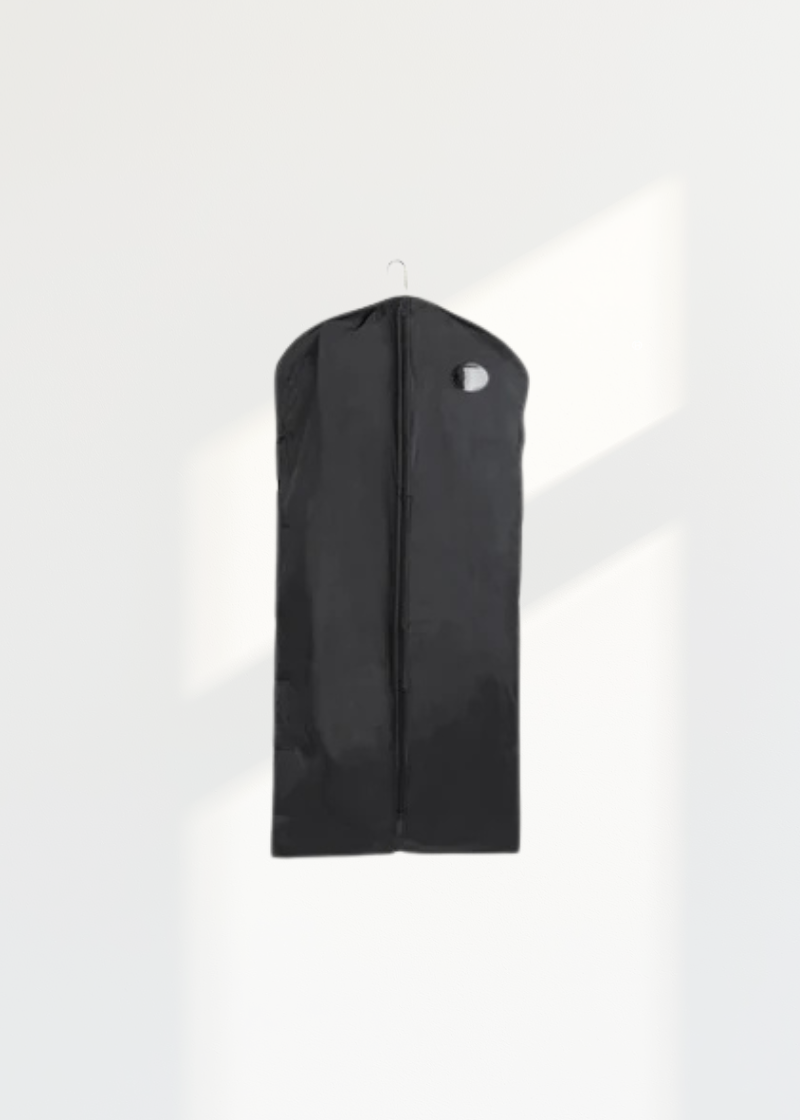 Vinyl Dress Garment Bags - 6.5 mil. - 25" x 54" - 10/Pack - Clear W/White Trim