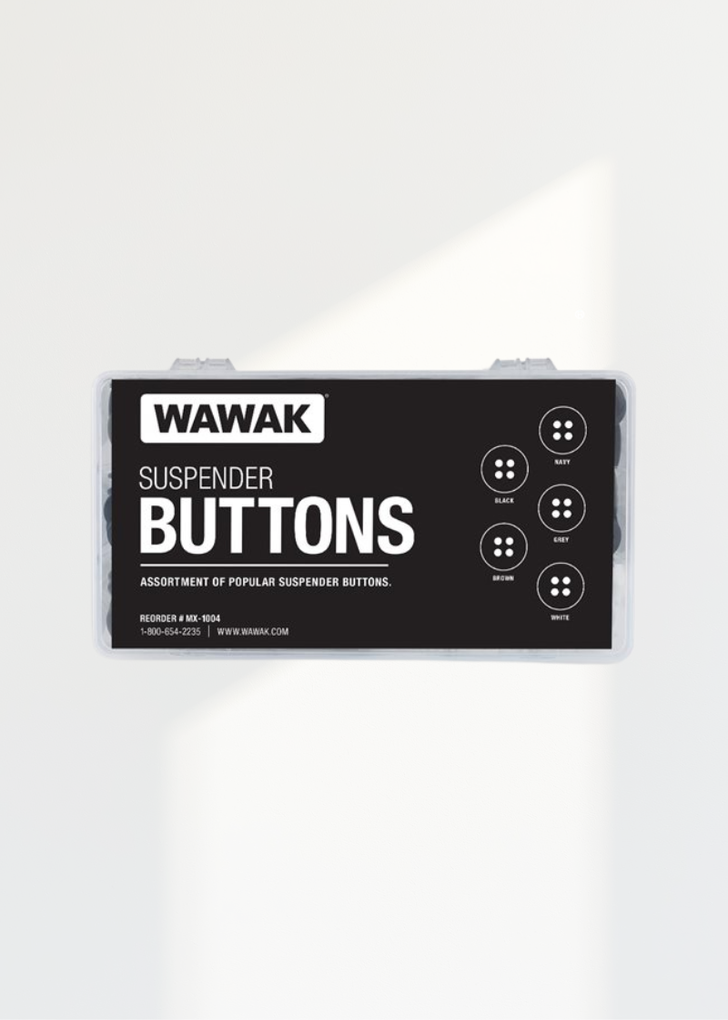 Mixed Suspender Assorted Buttons Kits - 404/Tray