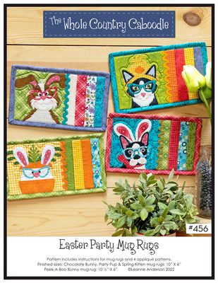The Whole Country Caboodle Easter Party Mug Rugs