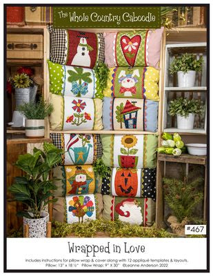 The Whole Country Caboodle Wrapped in Love Pillow Wrap Pattern