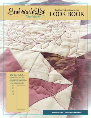 Sew Steady / Westalee Design EmbroideLee Feather Embroidery Collection
