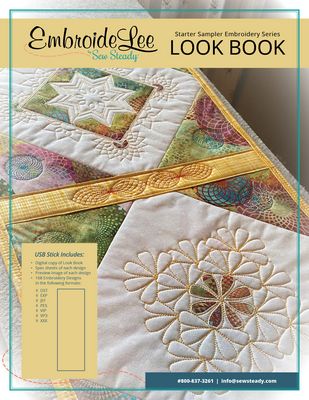 Sew Steady / Westalee Design EmbroideLee Starter Sampler Embroidery Collection