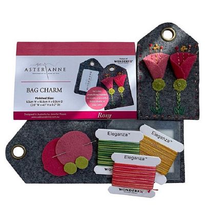 Wonderfil Bag Charm Rosy