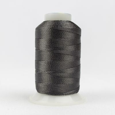 WonderFil Accent Solid-12wt 2ply Rayon 400m,5/bxGrey Suede