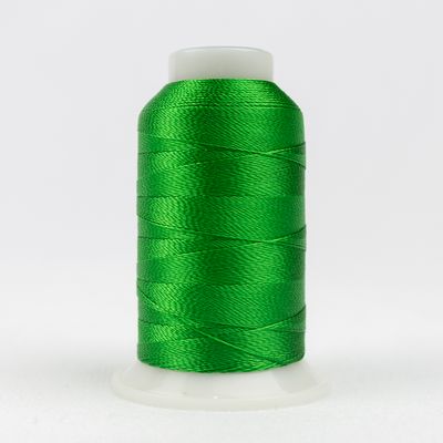 WonderFil Accent Solid-12wt 2ply Rayon 400m,5/bx Bright Lime