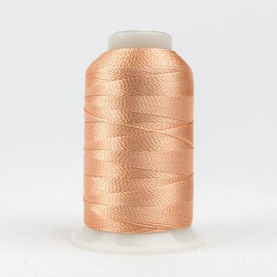 WonderFil Accent Solid-12wt 2ply Rayon 400m,5/box, Lt. Peach