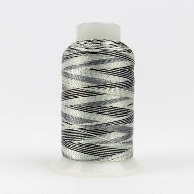 WonderFil Accent mutilcolors 400m, 5/box, Black/Grey's