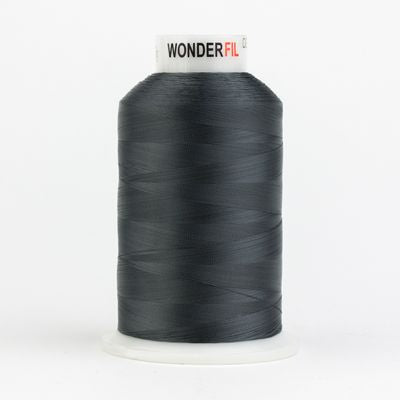 WonderFil DBL-122 Deco-Bob 6500yd, Dark Grey
