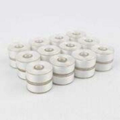 WonderFil DecoBob M Sized Bobbins, White