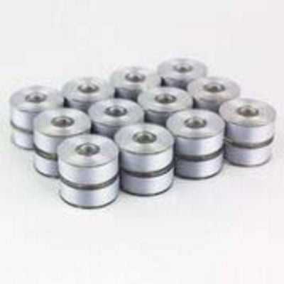 WonderFil DecoBob M Sized Bobbins, Dove Grey