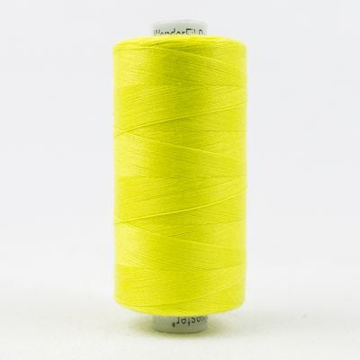 WonderFil Designer, 1000m, Chartreuse Yellow, 5/box