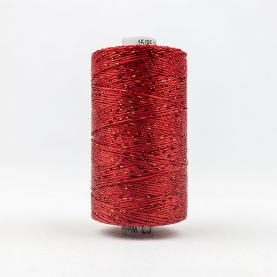 WonderFil Dazzle, 200 yard, 5/box, Tomato Red