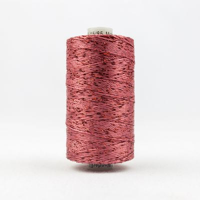 WonderFil Dazzle, 200 yard, 5/box, Coral Rose