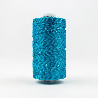 WonderFil Dazzle, 200 yard, 5/box, Dk Turquoise