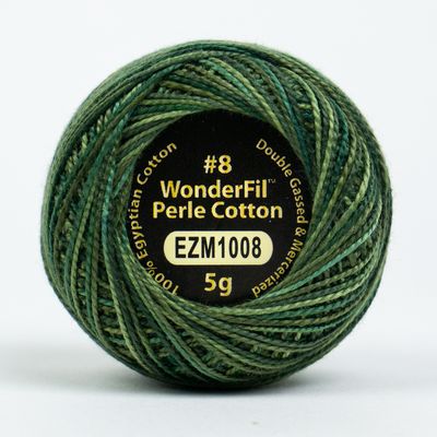 WonderFil Eleganza Variegated Thread 5g N8 Dark Pine