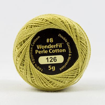 WonderFil Eleganza Solid #8, 5g ball, 5/box, Brass