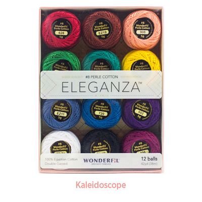 WonderFil Eleganza Pack in the Kaleidoscope Colorway