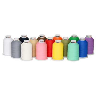 Wonderfil PolyMatte 5000yd Primary Color Set