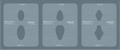 Sew Steady / Westalee Design Template Mini Spin-E-Fex 3-Piece Low Shank 3mm