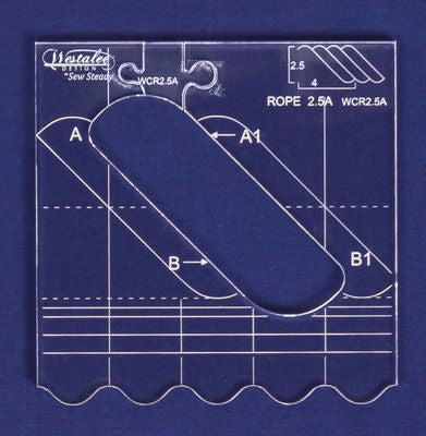 Sew Steady / Westalee Design Continuous Rope & Echo 2.5A - Low Shank 3mm