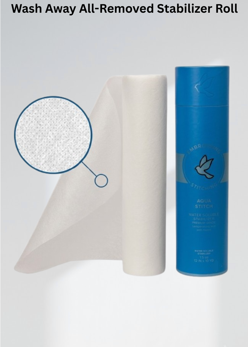 Wash Away All-Removed Stabilizer Roll