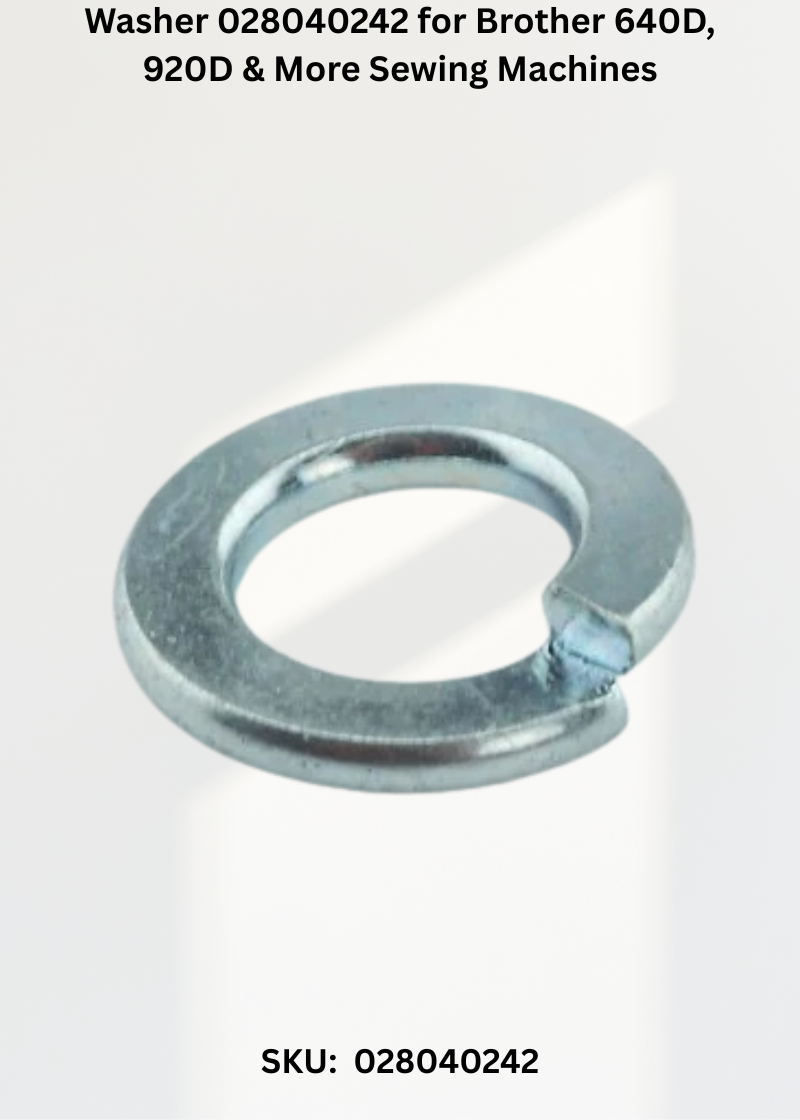Washer 028040242 for Brother 640D, 920D & More Sewing Machines