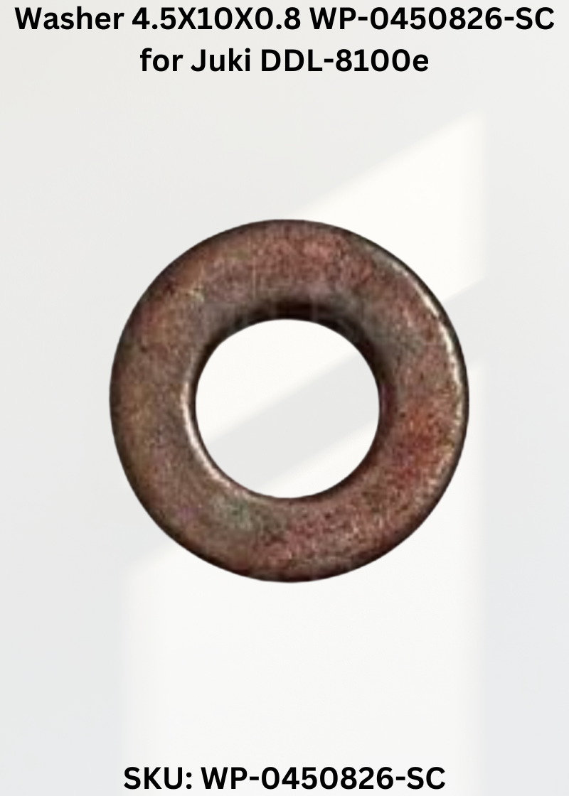 Washer 4.5X10X0.8 WP-0450826-SC for Juki DDL-8100e