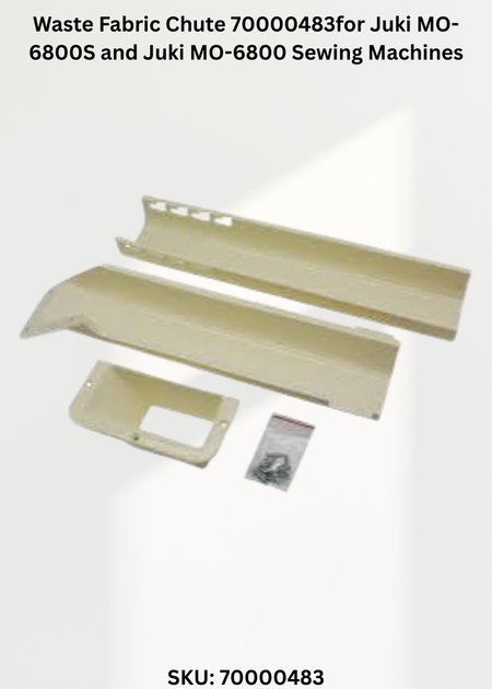 Waste Fabric Chute 70000483for Juki MO-6800S and Juki MO-6800 Sewing Machines