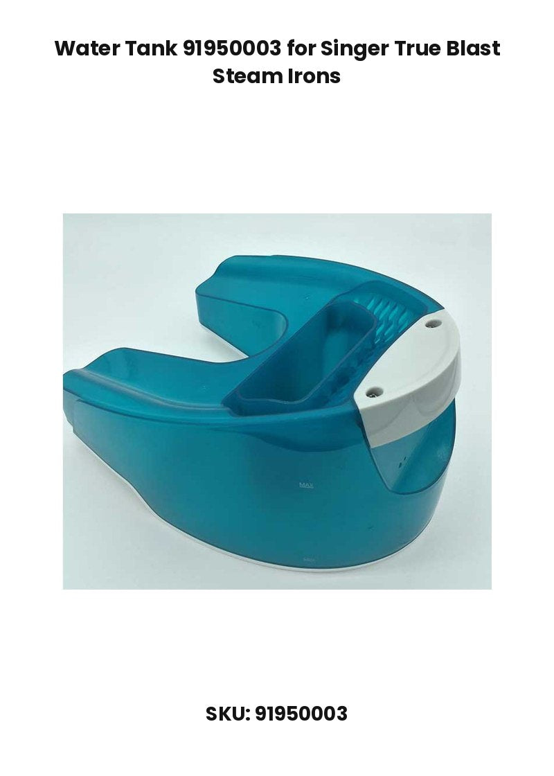 Water Tank 91950003 for Singer True Blast Steam Irons