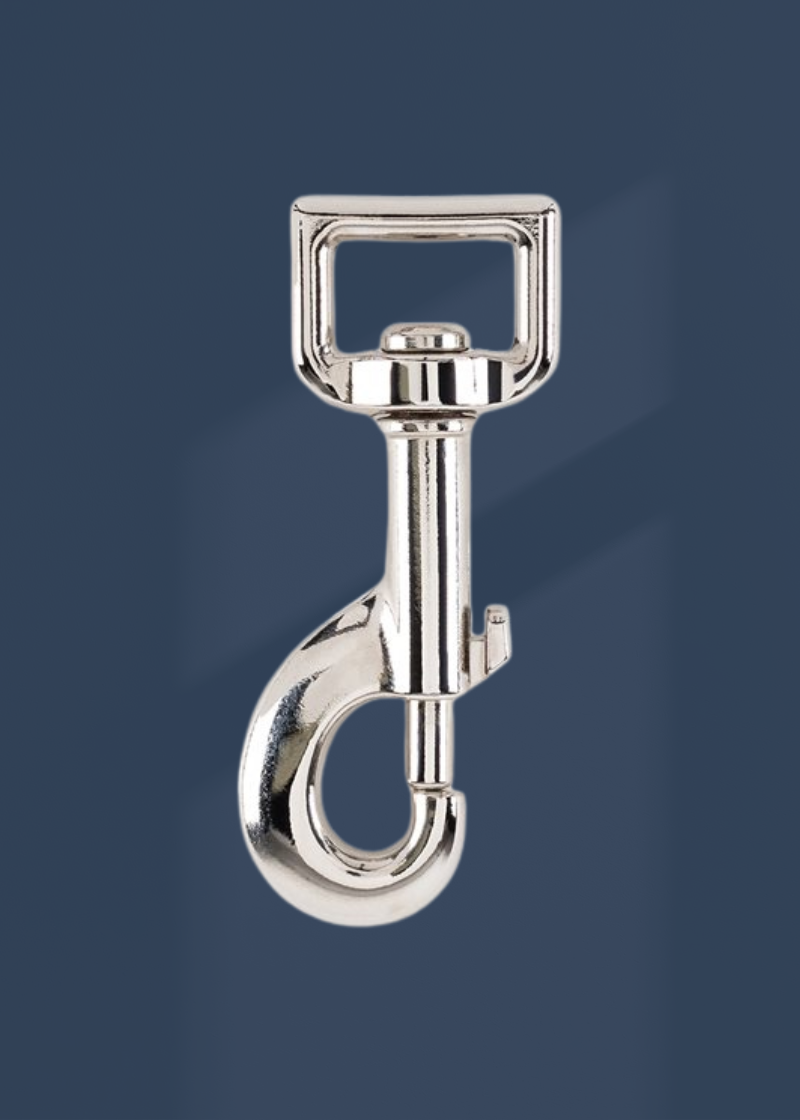 Welded Heavy-Duty Metal Swivel Hooks - 1" - 10/Pack - Nickel