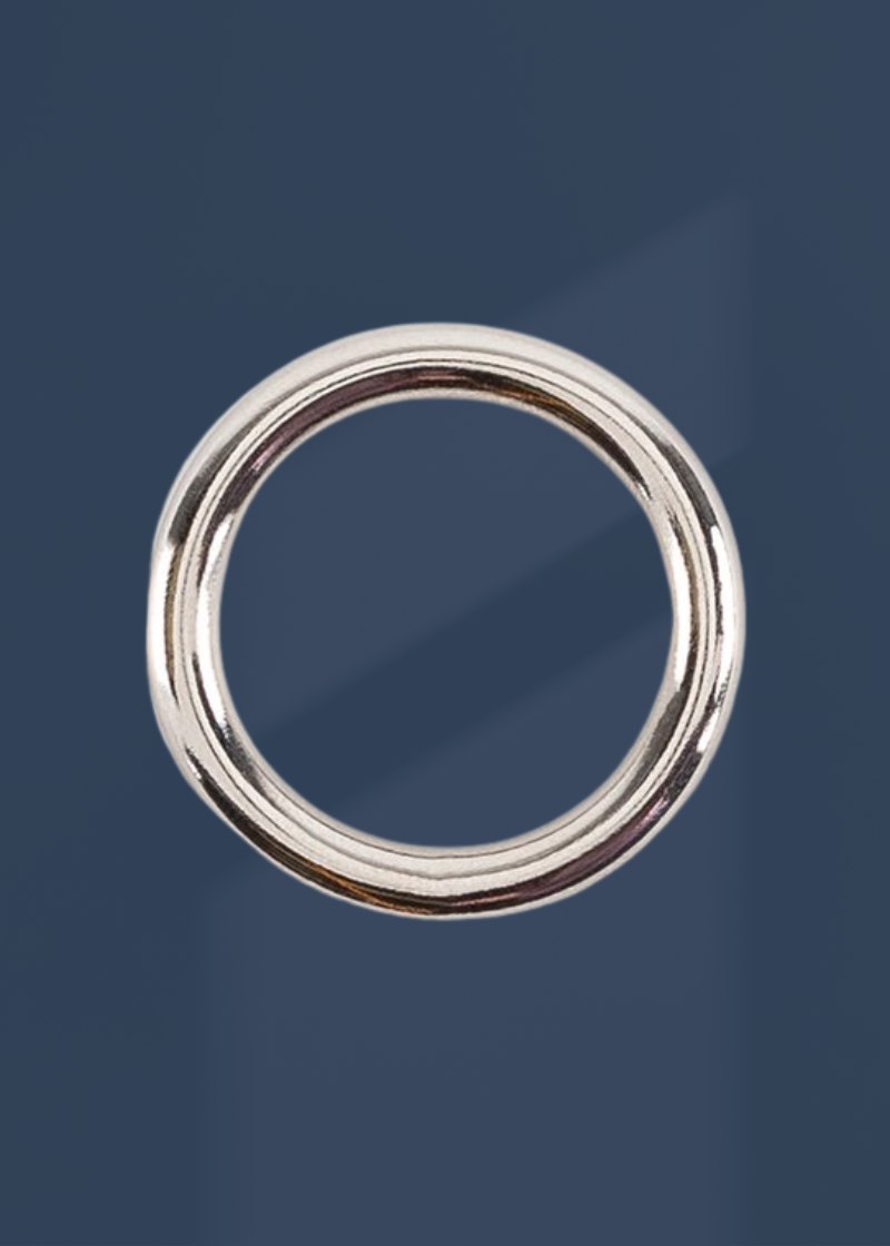 Welded Metal O-Rings - 5/8" - 10/Pack - Nickel