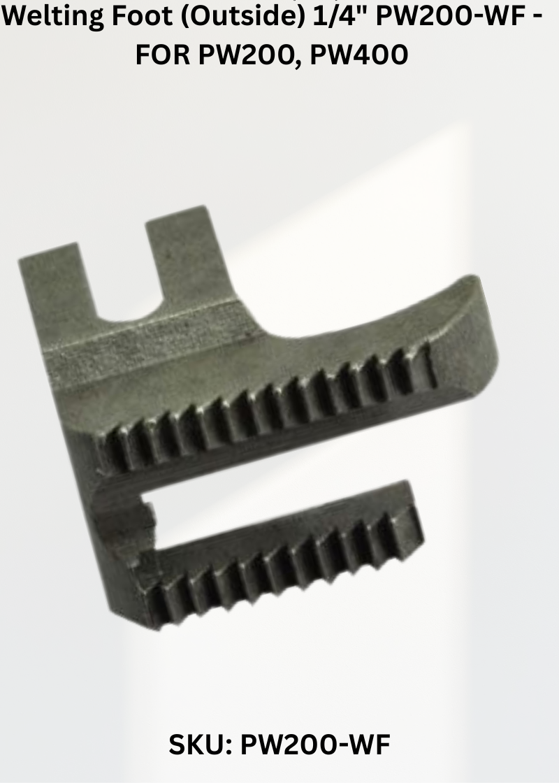 Welting Foot (Outside) 1/4" PW200-WF - FOR PW200, PW400
