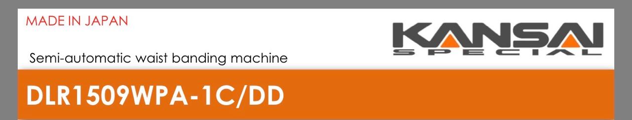 Kansai Special DLR-1509 Industrial Waistband Sewing Machine Complete Set Table Motor