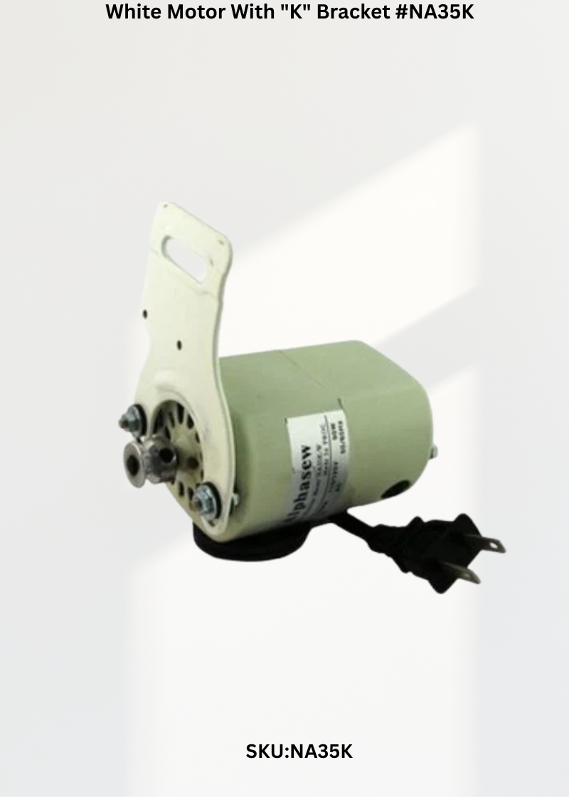 White Motor With "K" Bracket #NA35K