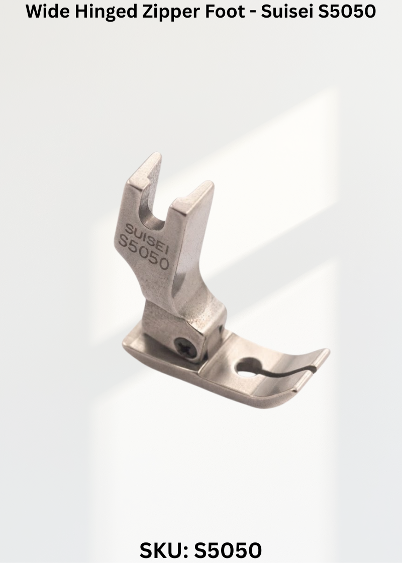 Wide Hinged Zipper Foot - Suisei S5050