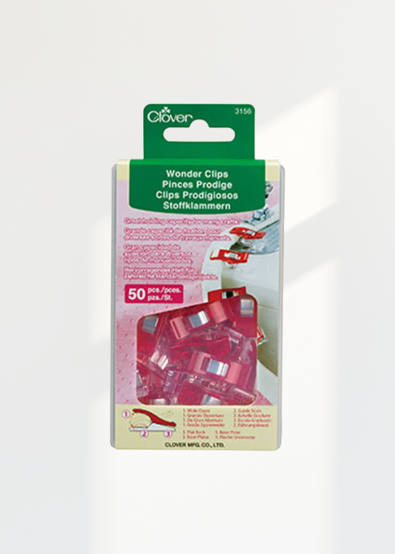 Wonder Clips (50 Ct) CN-3156 — Clip Opens Wide To Hold Layers Of Fabrics