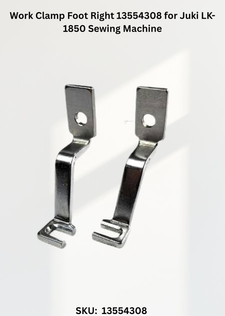 Work Clamp Foot Right 13554308 for Juki LK-1850 Sewing Machine