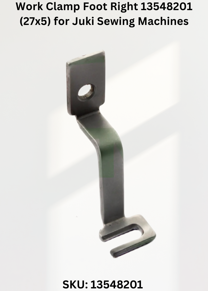 Work Clamp Foot Right 13548201 (27x5) for Juki Sewing Machines